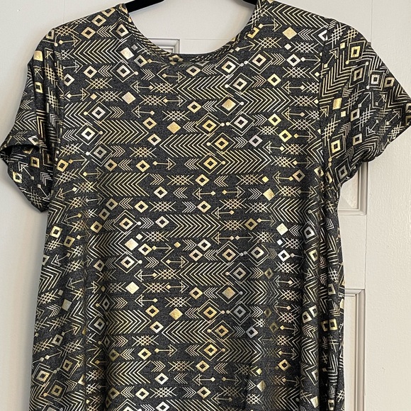 NWOT LuLaRoe Elegant Carly Swing Dress Size XS Fits 2 to 8 - Picture 9 of 9